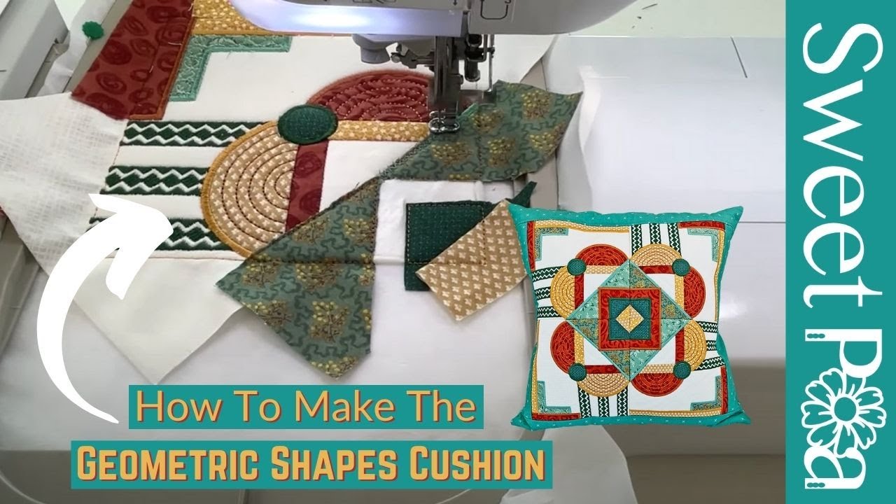 How to Sew a Geometric Shapes Cushion - January KISS Sew Along