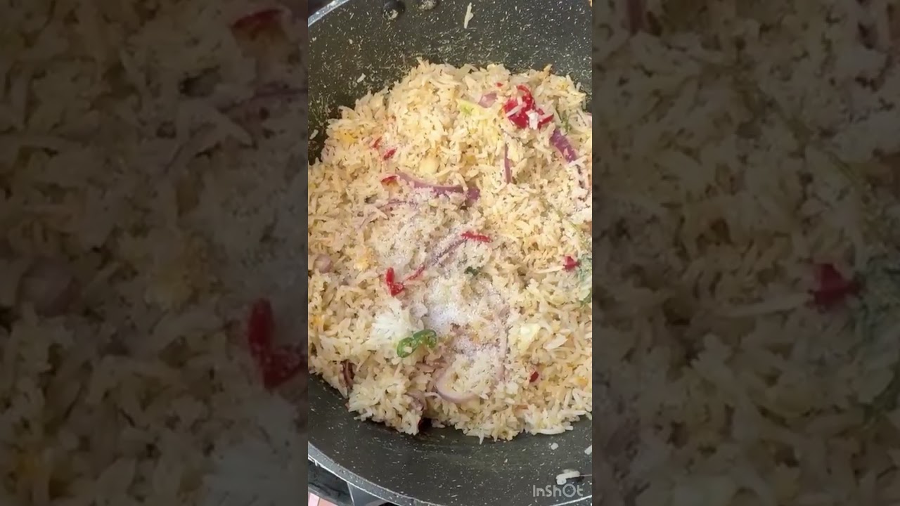 Camping ⛺️ Style Egg Fried Rice 🍚 Simple Method
