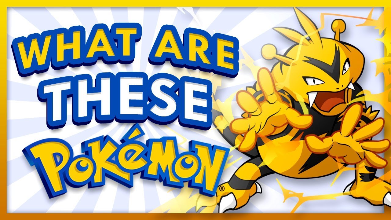 What Are These Pokemon Supposed To Be?