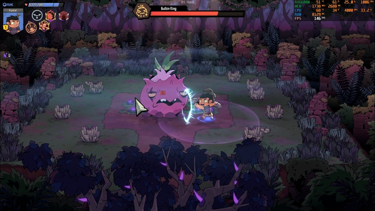 Rotwood (Max Settings) - RX 6600M - R5 5600H - Lenovo Legion 5