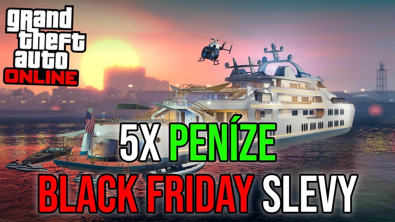 Obrovsk&eacute; slevy a 5x v&iacute;ce peněz v GTA Online!