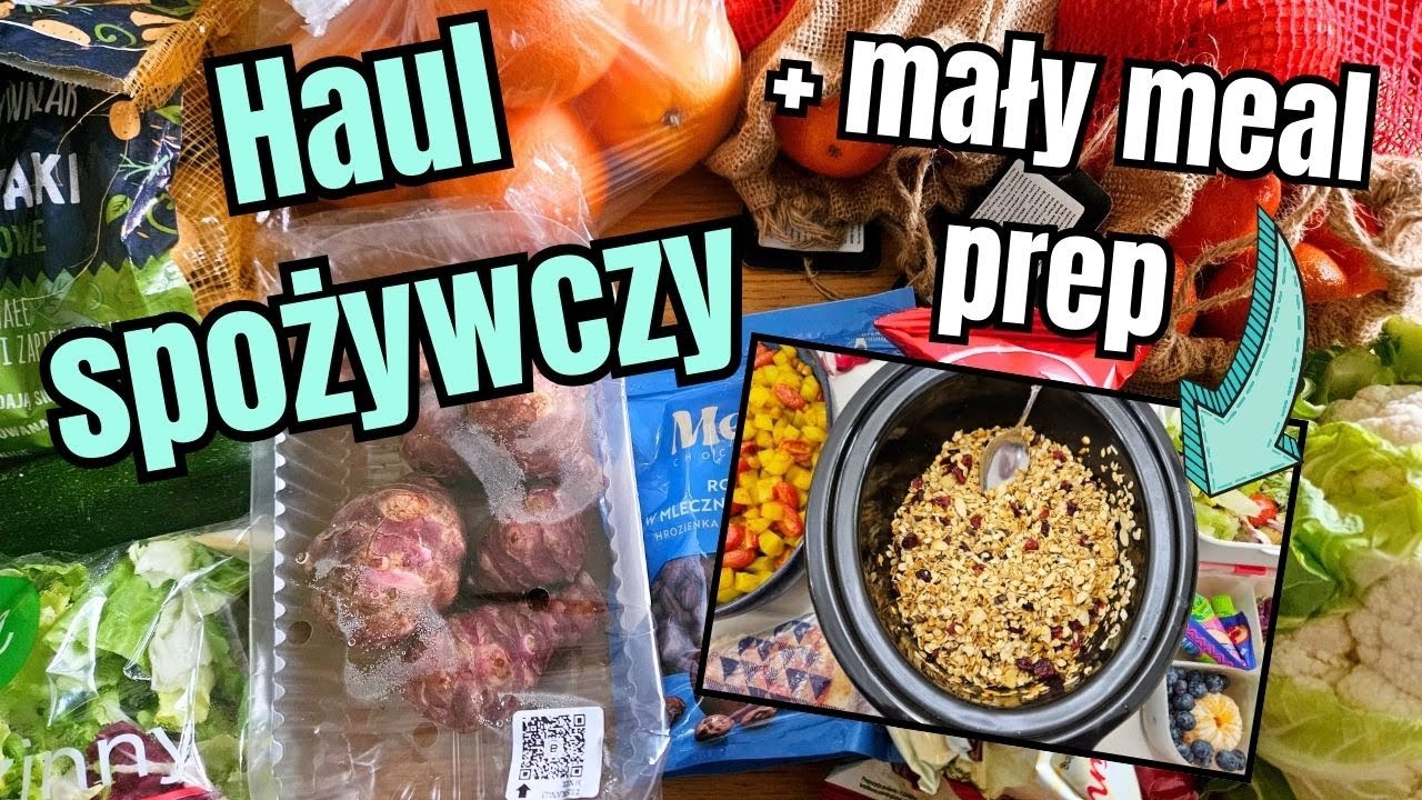 Szok w Biedronce! | zakupy spożywcze i mały meal prep | Biedronka