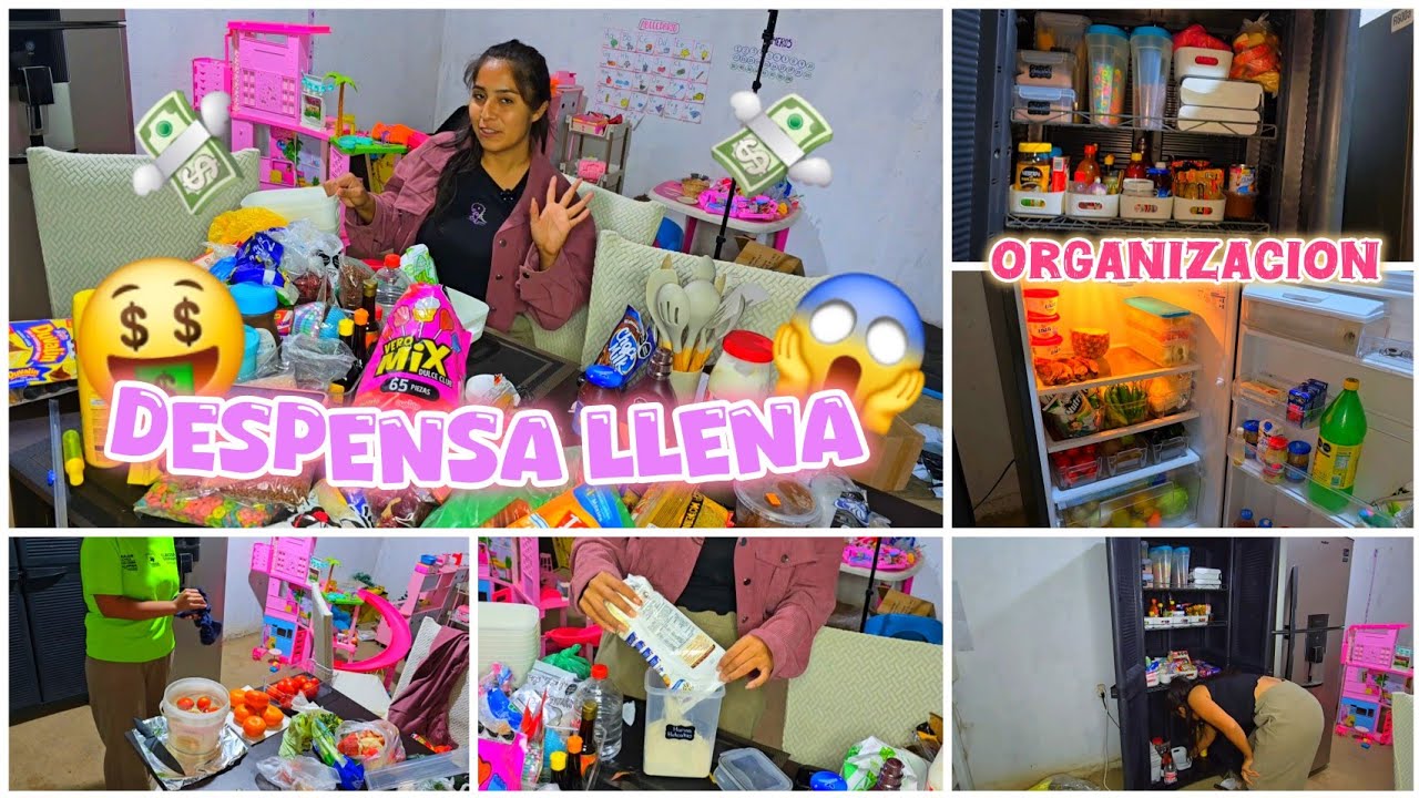ORGANICE y LLENE MI DESPENSA SEMANAL🍅😱 Segunda Compra ✅️ REFRIGERADOR Y ALACENA ❤️ Bonitos