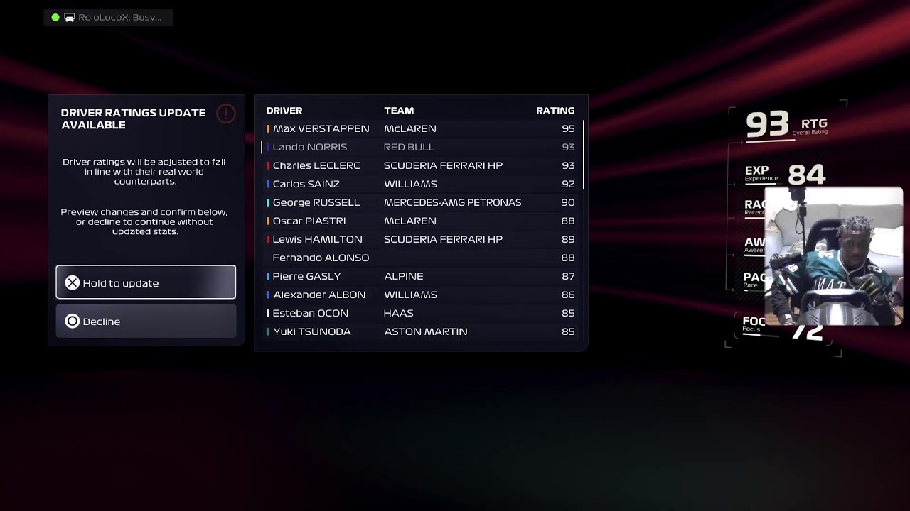 F1 25 2 player career Australia