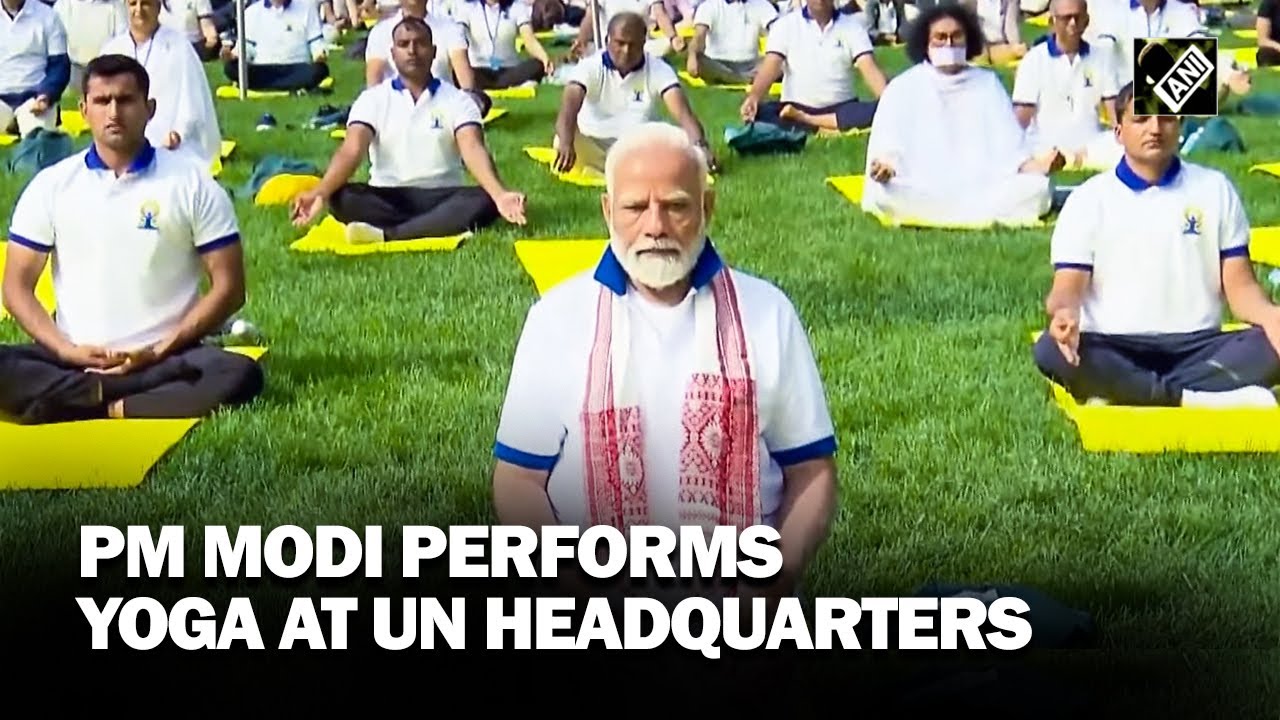 PM Modi leads global celebration of Yoga at UN Headquarters in New York