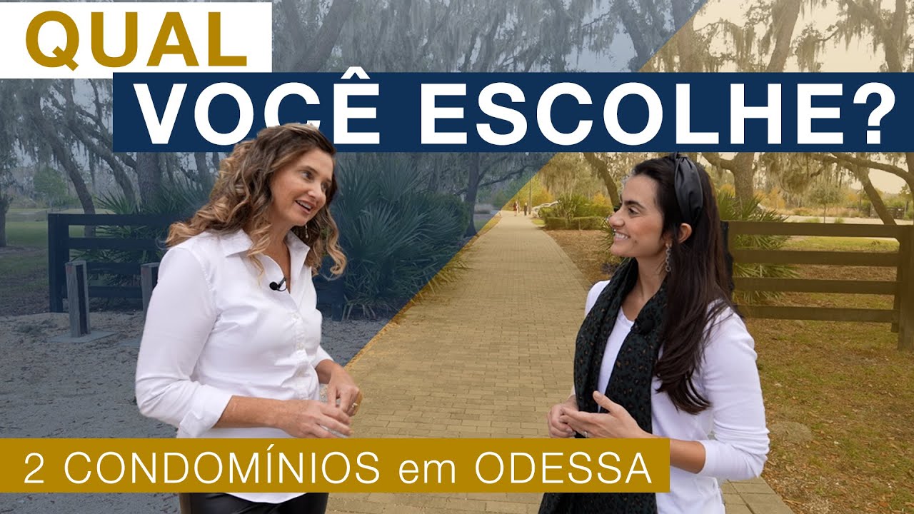 ONDE MORAR EM TAMPA? 02 condomínios em Odessa!
