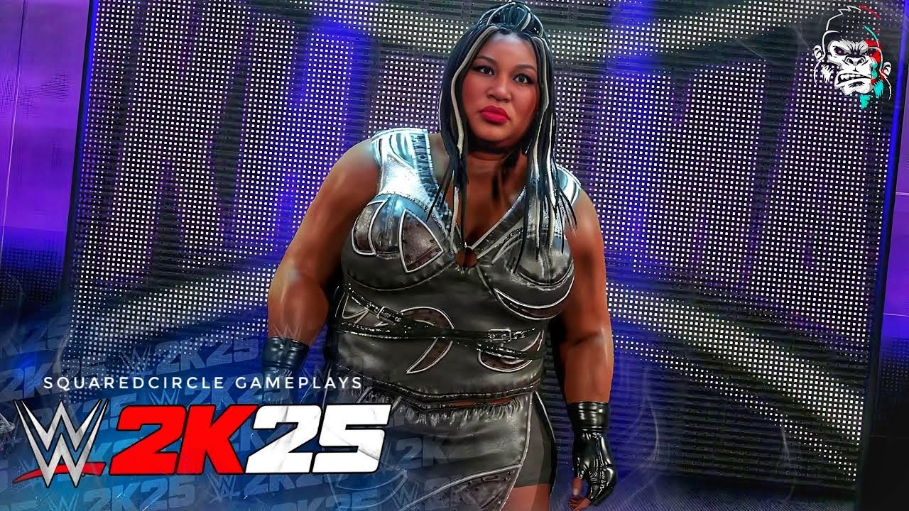 Выход Кармы на ринг в WWE 2K25 с музыкальной темой и графическим пакетом | Новые моды для WWE 2K25