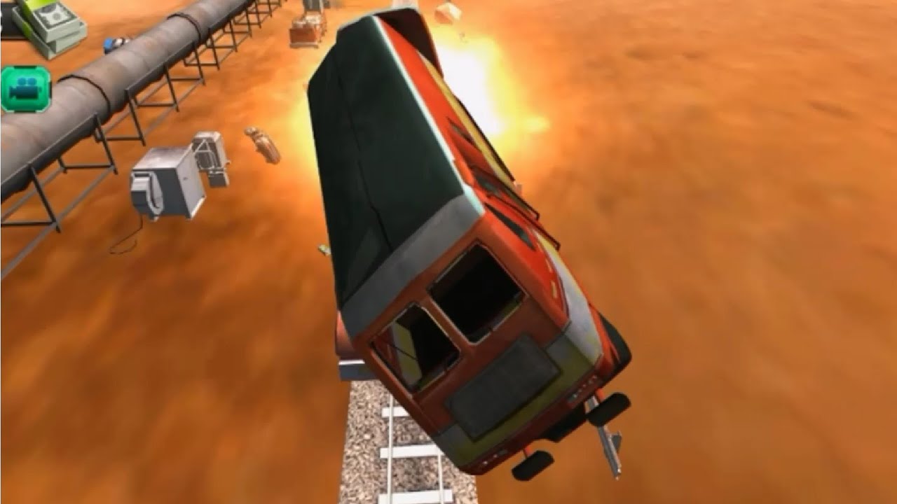 Train Games simulator - Can a Train Jump? Fail railway crash and accidents #3