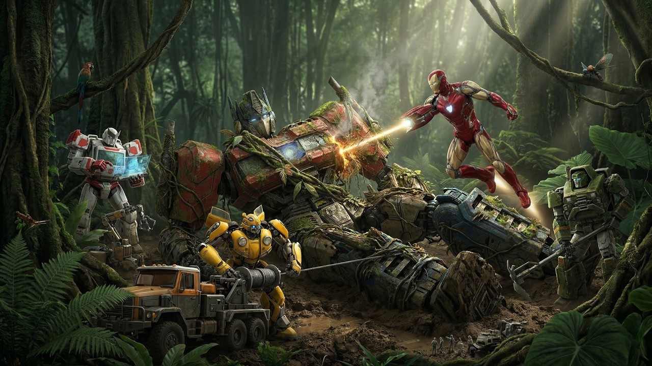 Loyal Robots in a Monster Forest &mdash; Salvaging, and Restoring Their Fallen Leader (Legend Awakens)