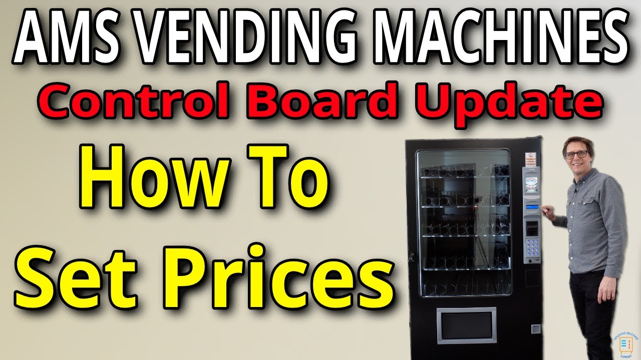 How to Set Prices on the NEW Seaga Control Board for AMS Vending Machines | Step-by-Step Guide