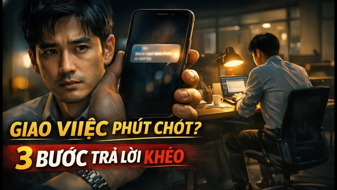 Bị Giao Việc Phút Chót? Cách Trả Lời Khéo Để Không Bị Đè Mãi