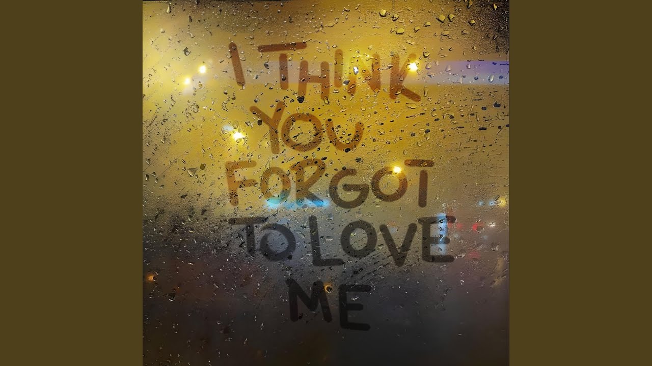 I Think You Forgot to Love Me