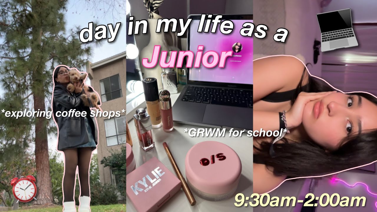 day in my life AS A JUNIOR in high school | 9:30am-2:00am