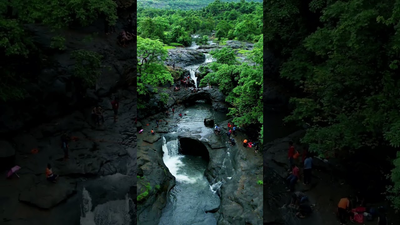 Do you know this hidden waterfall in #tamhini ghat | #maharashtra #moonsoon vibes | Secret waterfall