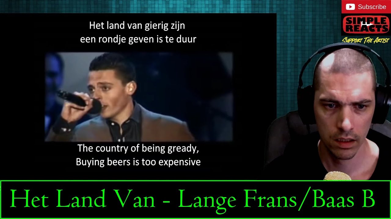 het land van- lange frans baas b (translated) Reaction
