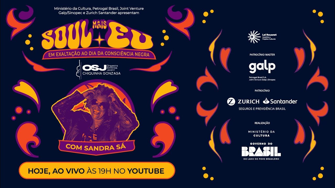 Soul Mais Eu - Orquestra Sinfônica Juvenil Chiquinha Gonzaga e Sandra Sá