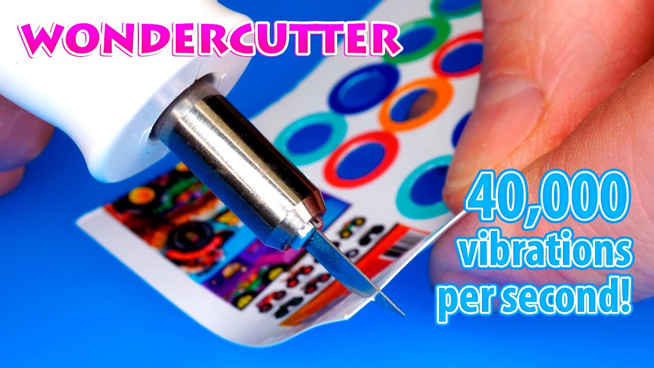 ULTRASONIC CUTTER THE WONDERCUTTER S. 40,000 VIBRATIONS PER SECOND!