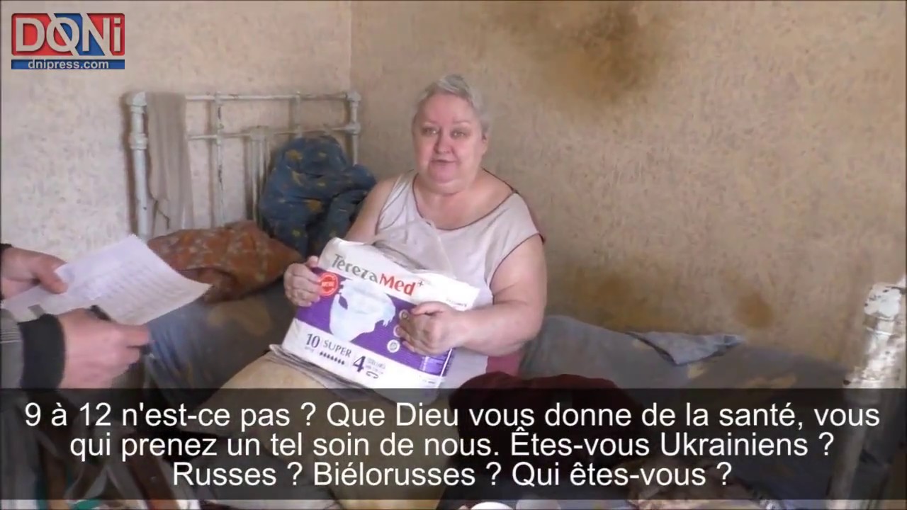 Distribution de couches pour adultes invalides à Gorlovka et dans le Sud de la RPD - Mars 2017