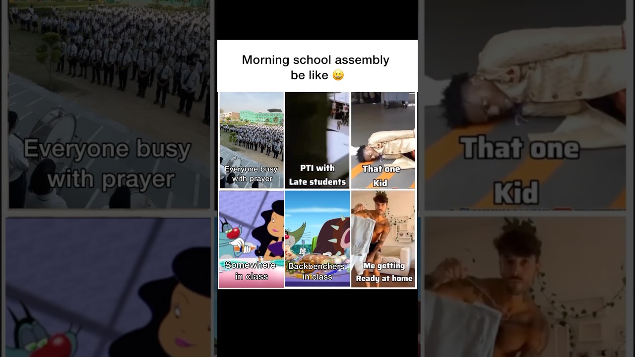 Morning school assembly be like #memes #school #boys #student #exam
