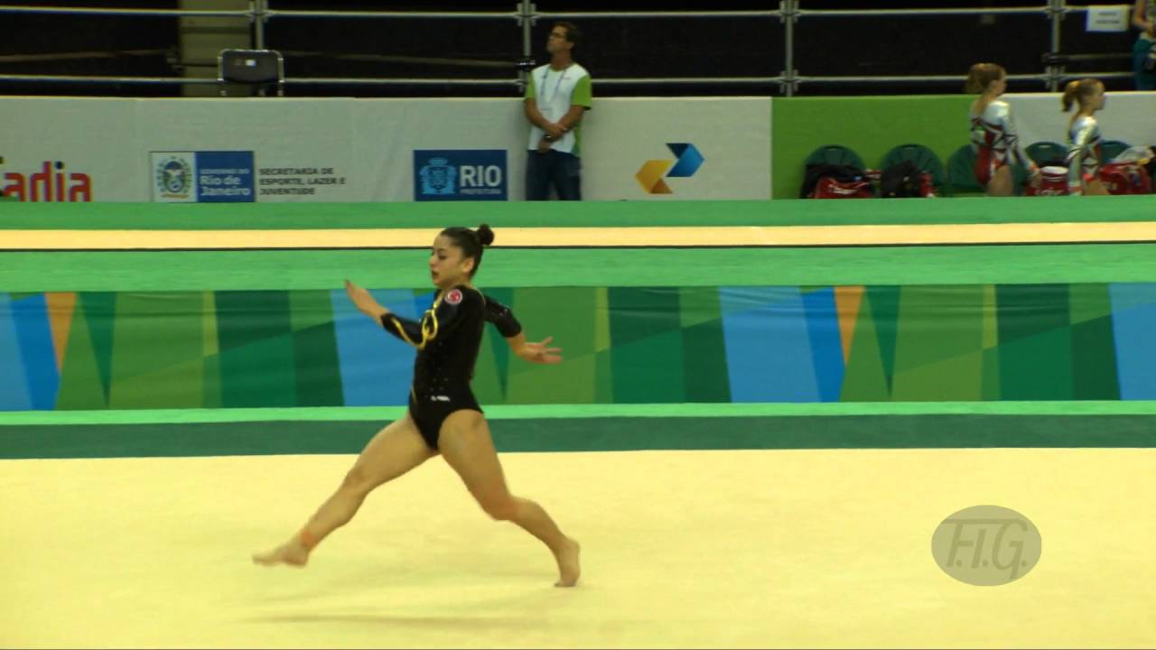 YILMAZ Tutya (TUR) - 2016 Olympic Test Event, Rio (BRA) - Qualifications Floor Exercise