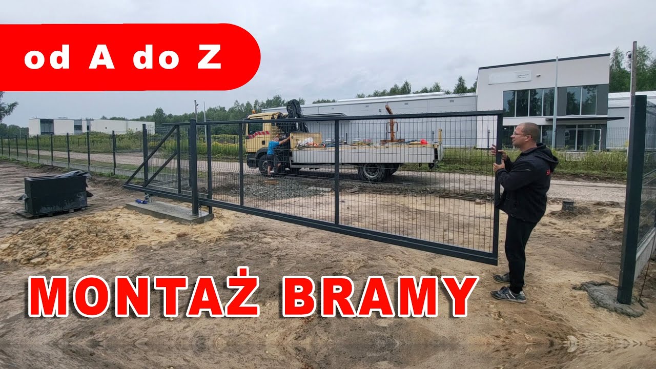 ⭐Montaż bramy przesuwnej - Jak zrobić?⭐