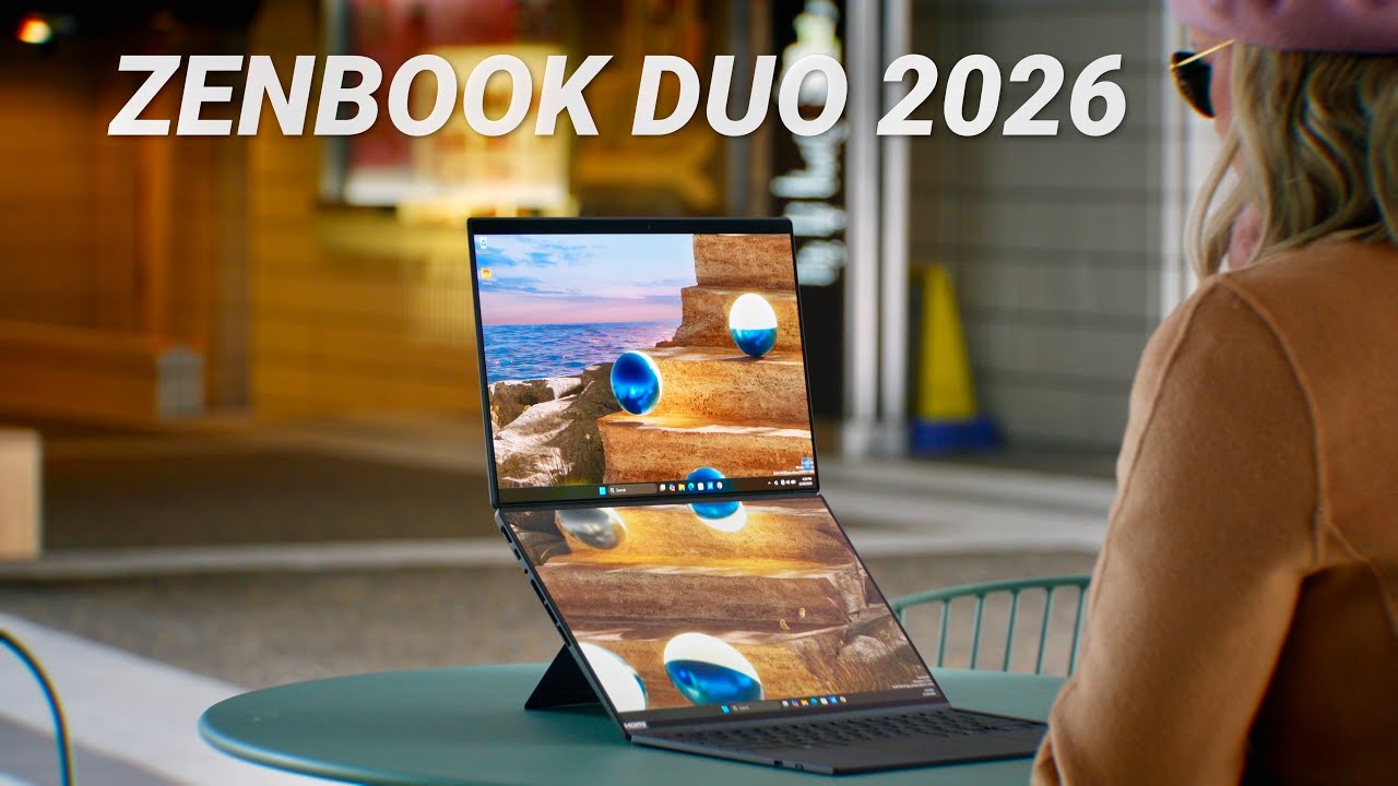 Распаковка ASUS Zenbook Duo 2026: ноутбуки с двумя экранами наконец-то стоят своих денег.