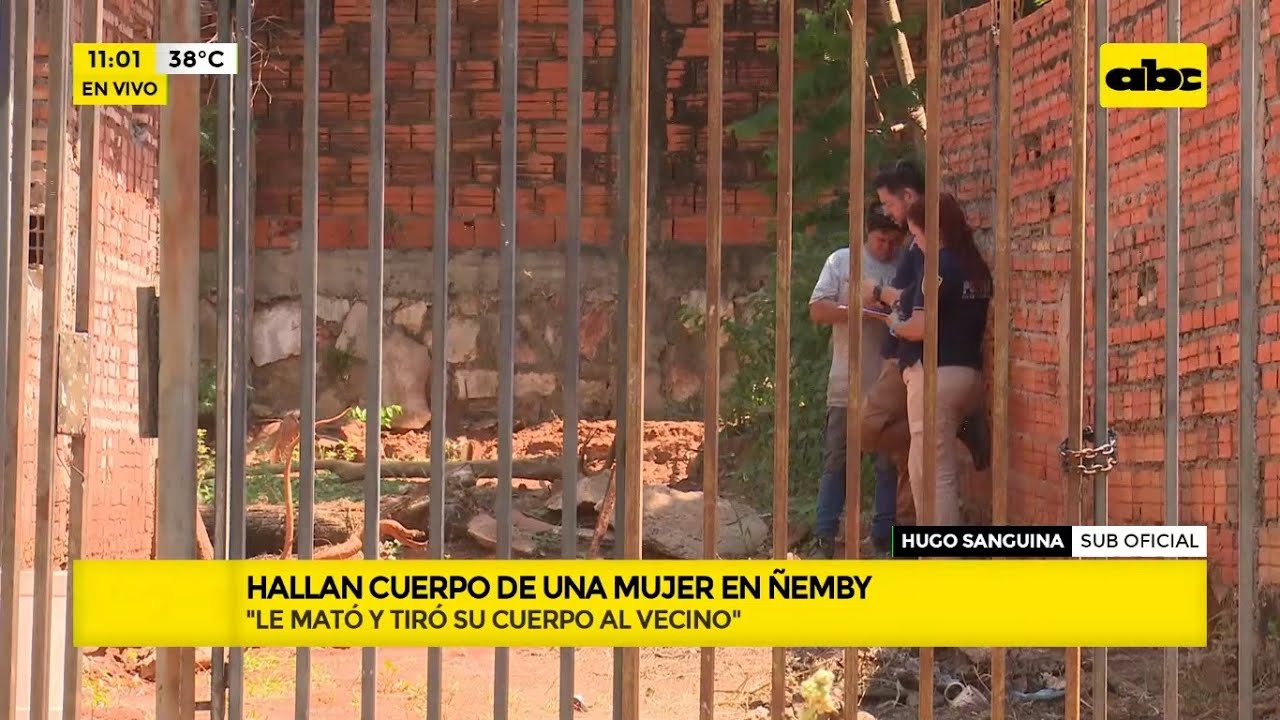 Cuerpo de una mujer asesinada fue hallado en Ñemby: hay un sospechoso detenido
