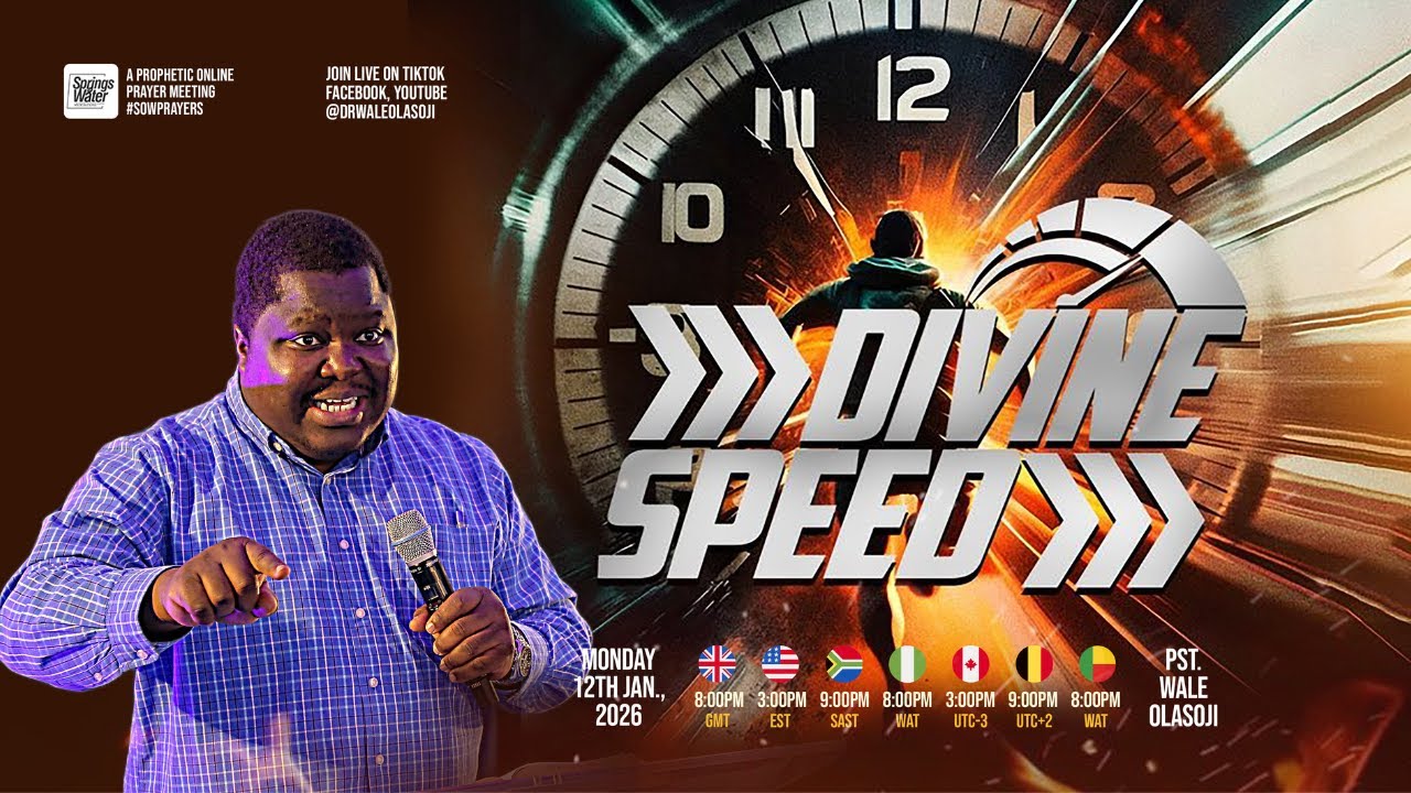 SOW PRAYERS | DIVINE SPEED | 1-Hour Online Prayer with Dr. Wale Olasoji | January 12, 2026 🙏🔥