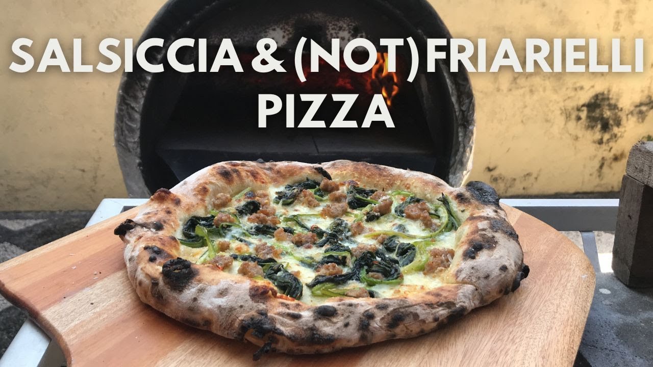 SALSICCIA AND (NOT) FRIARIELLI PIZZA - WOOD-FIRED NEAPOLITAN PIZZA🌭🥬🍕