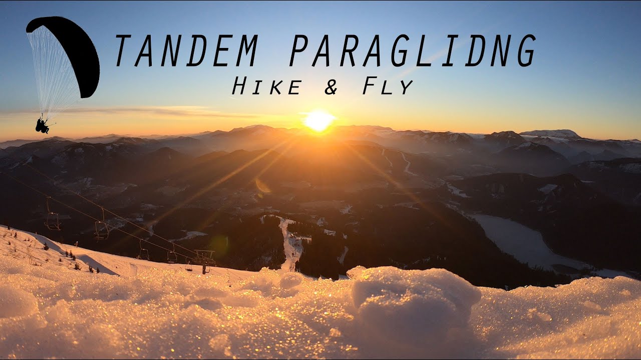 Early Morning Hike & Fly - Gemeindealpe Mitterbach - TANDEM PARAGLIDING