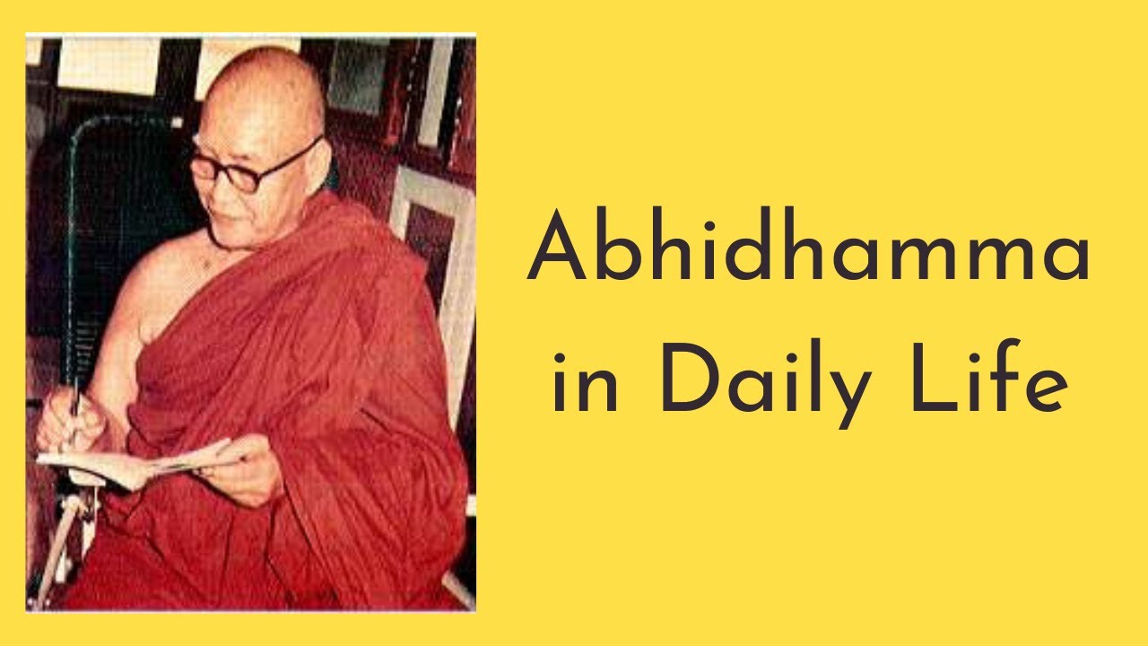 Abhidhamma in Daily Life - Preface