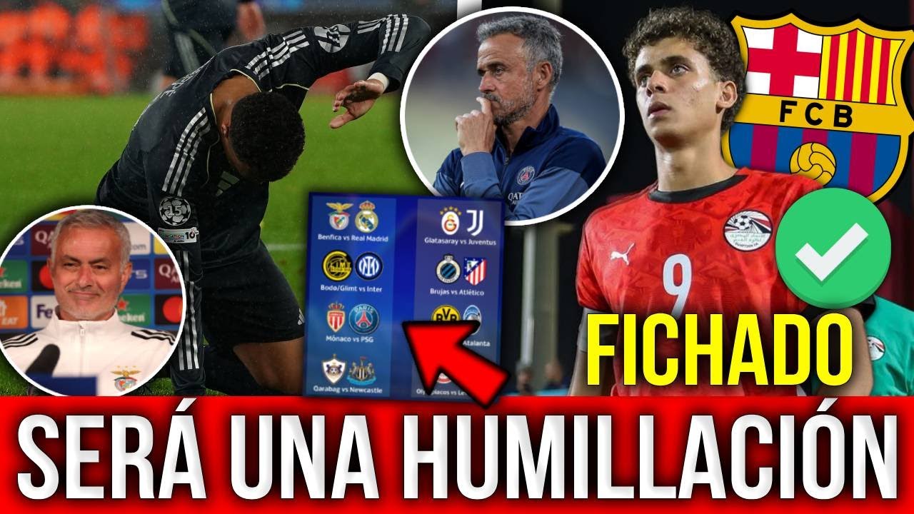 SORTEO CHAMPIONS, REAL MADRID VS BENFICA ¿BARCELONA VS PSG? FICHAJE HAMZA ABDELKARIM, CAMP NOU