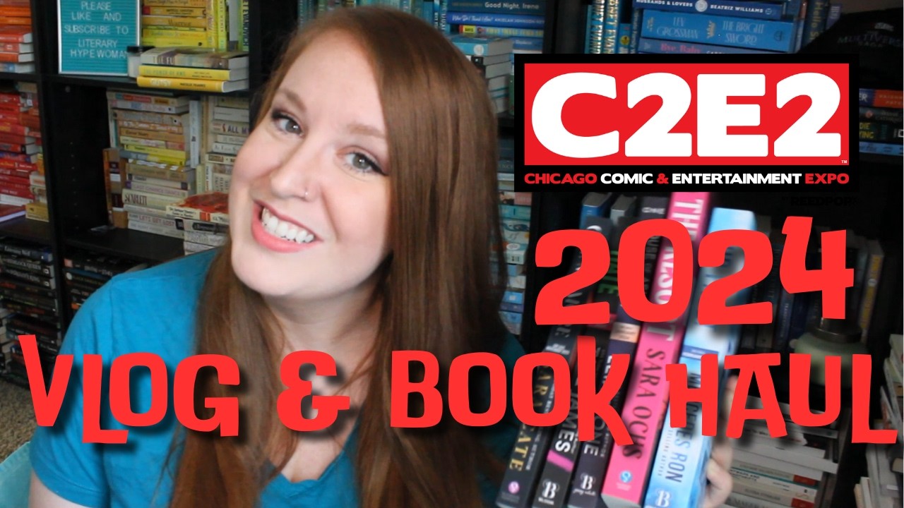 C2E2 Vlog & Book Haul - Brandon Sanderson! Vampires! Tropes! [Comic Cons]