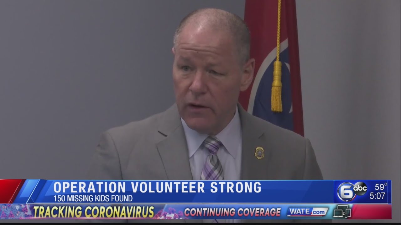 150 missing children in Tennessee found during Operation Volunteer Strong