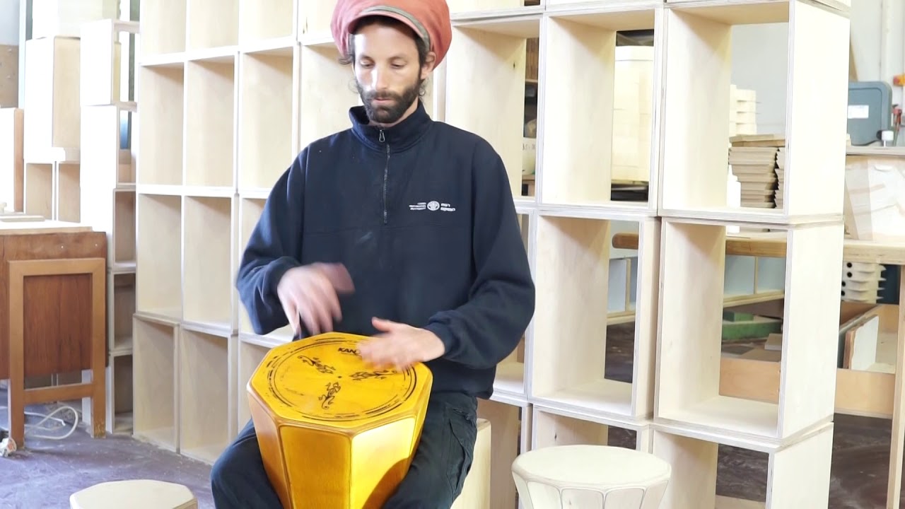 At Kandu - testing drums