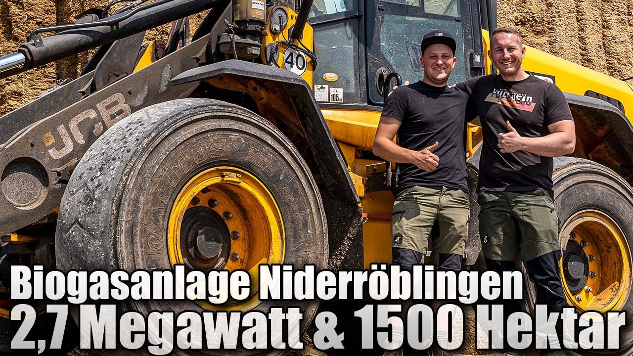 Zu Besuch auf der BIOGASANLAGE Niederröblingen mit 2,7 Megawatt Leistung: 1500 Hektar Mais und GPS
