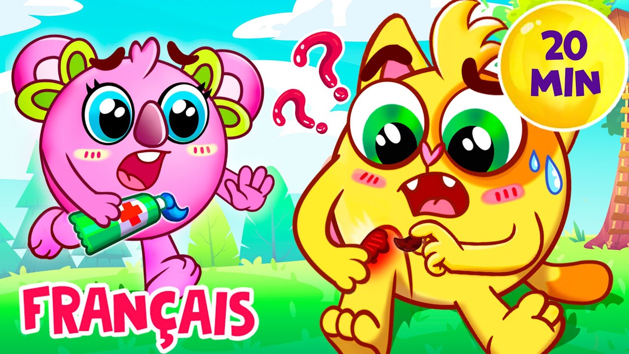 Les Croûtes De Bobos - La Chanson | + Plein De Super Chansons Pour Enfants Par Baby Zoo Français 🐨🐰🦁