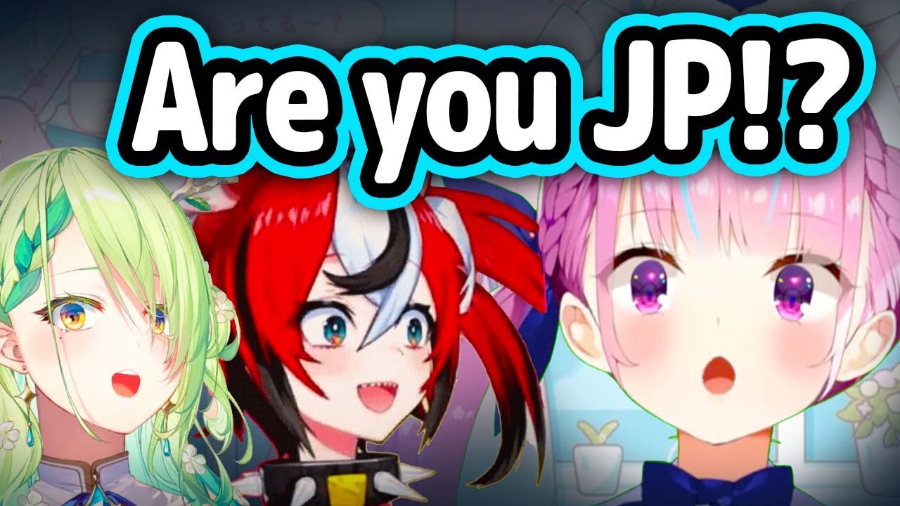 Aqua Was Surprised By Fauna and Bae's Japanese Skills【Hololive】