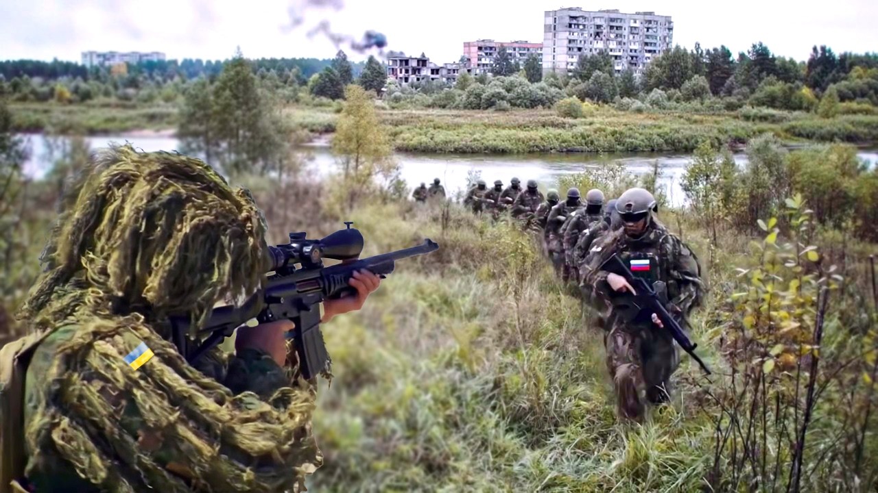 Украинский снайпер пробрался в самое сердце вражеской базы и эффектно выгнал русских
