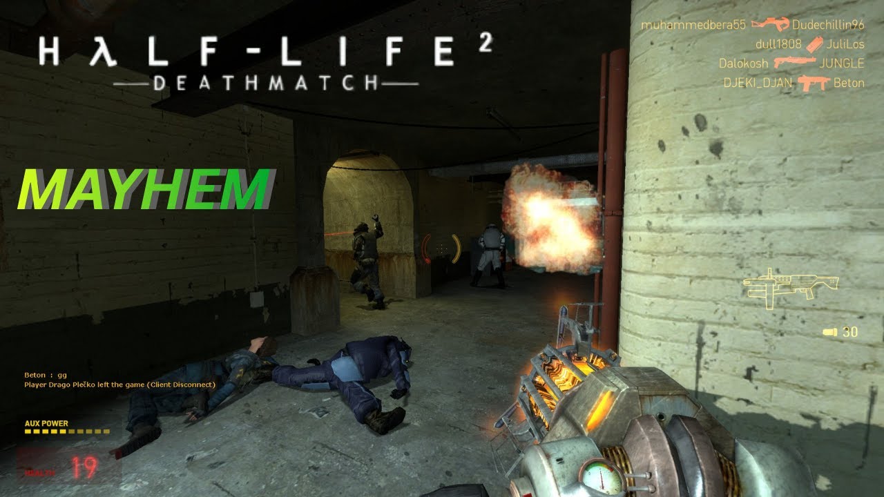 HALF-LIFE 2 DEATHMATCH – Total Online Chaos and a little bit of Minecraft
