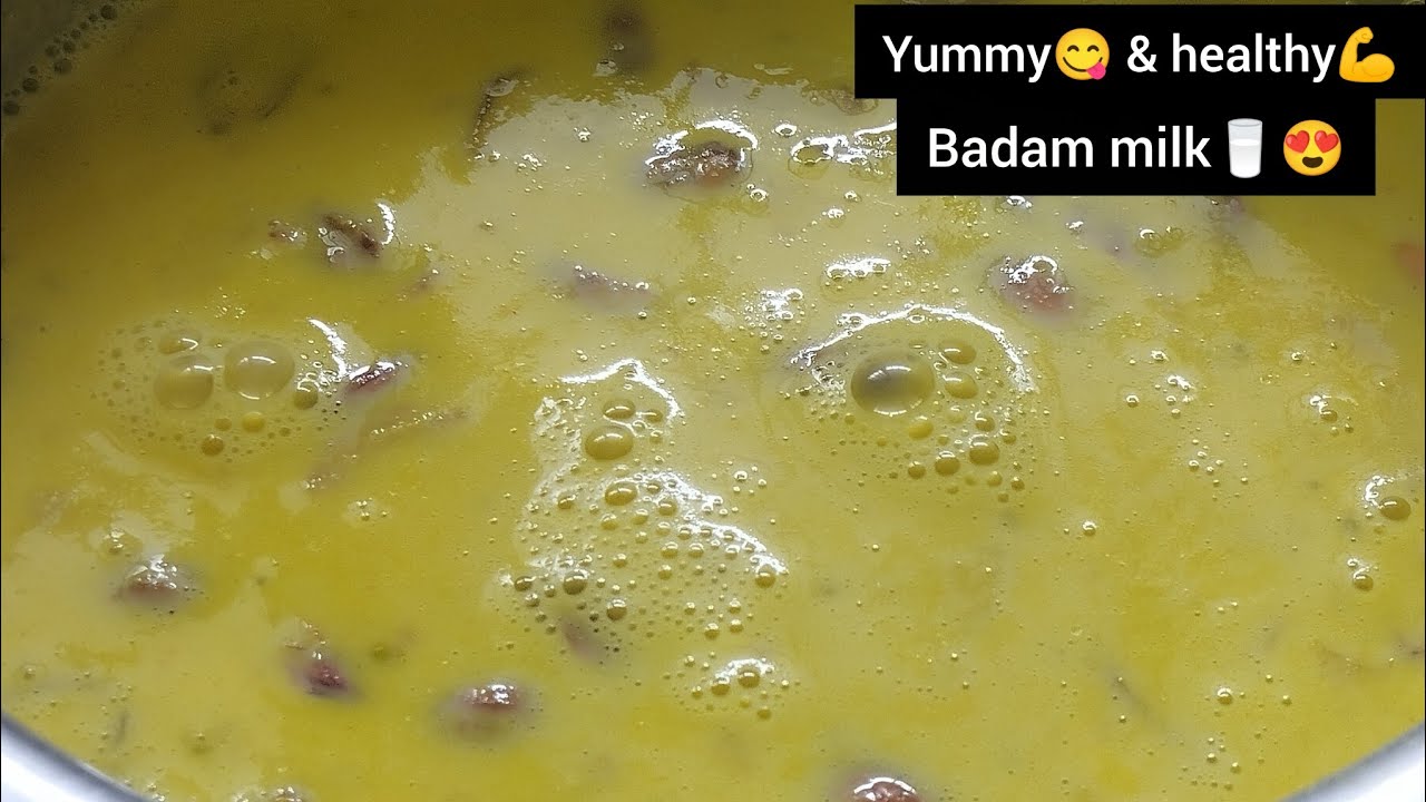💪Energy-Boosting Almond Milk” 🥛✨“ఇంట్లోనే 👉ఈ విధంగా మీ పిల్లల కోసం బాదం పాలను తయారు చేసి ఇవ్వండి.” 😍