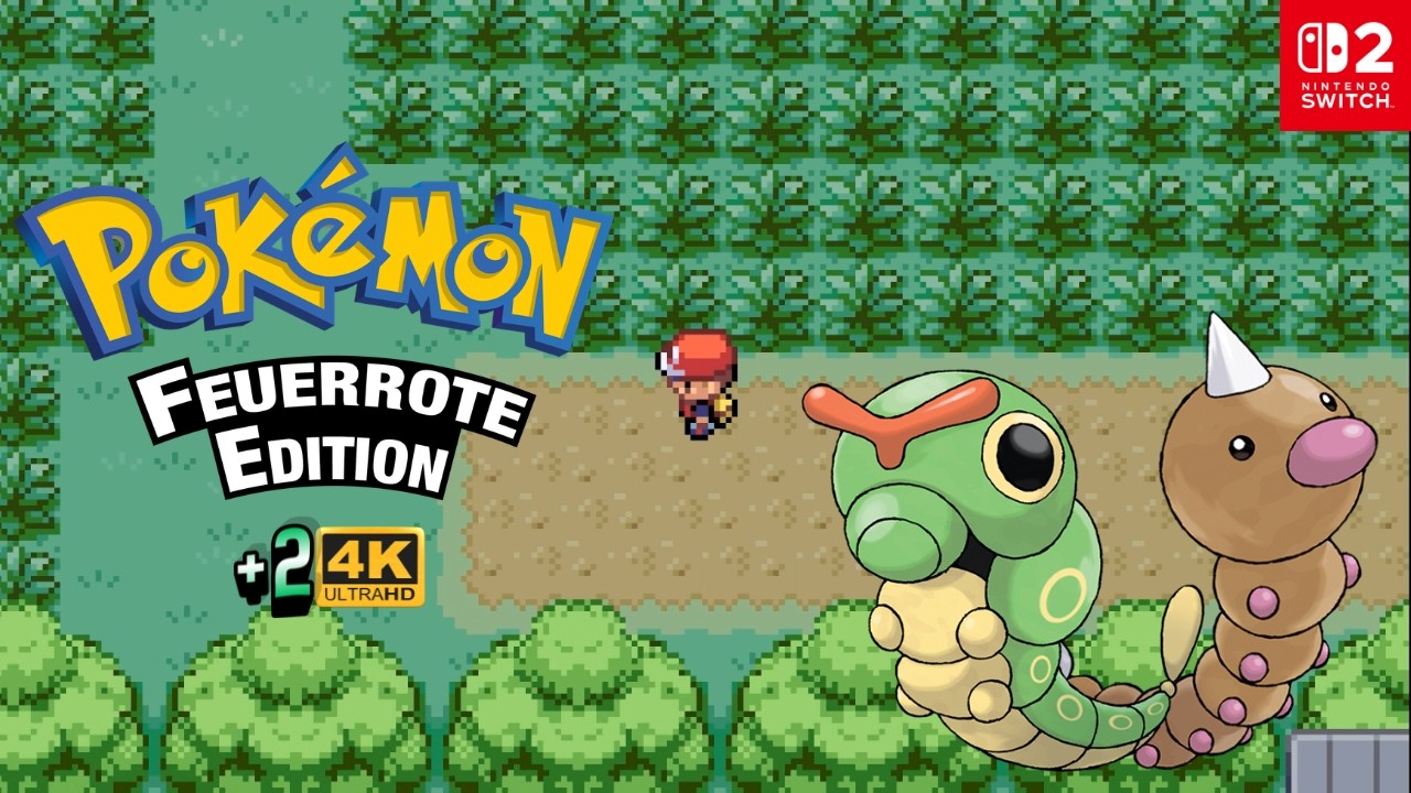 Pokémon Feuerrote Edition 🔥#2 – 🕷️ Gift, Käfer & Trainerkämpfe! – Vertania Wald [Deutsch]