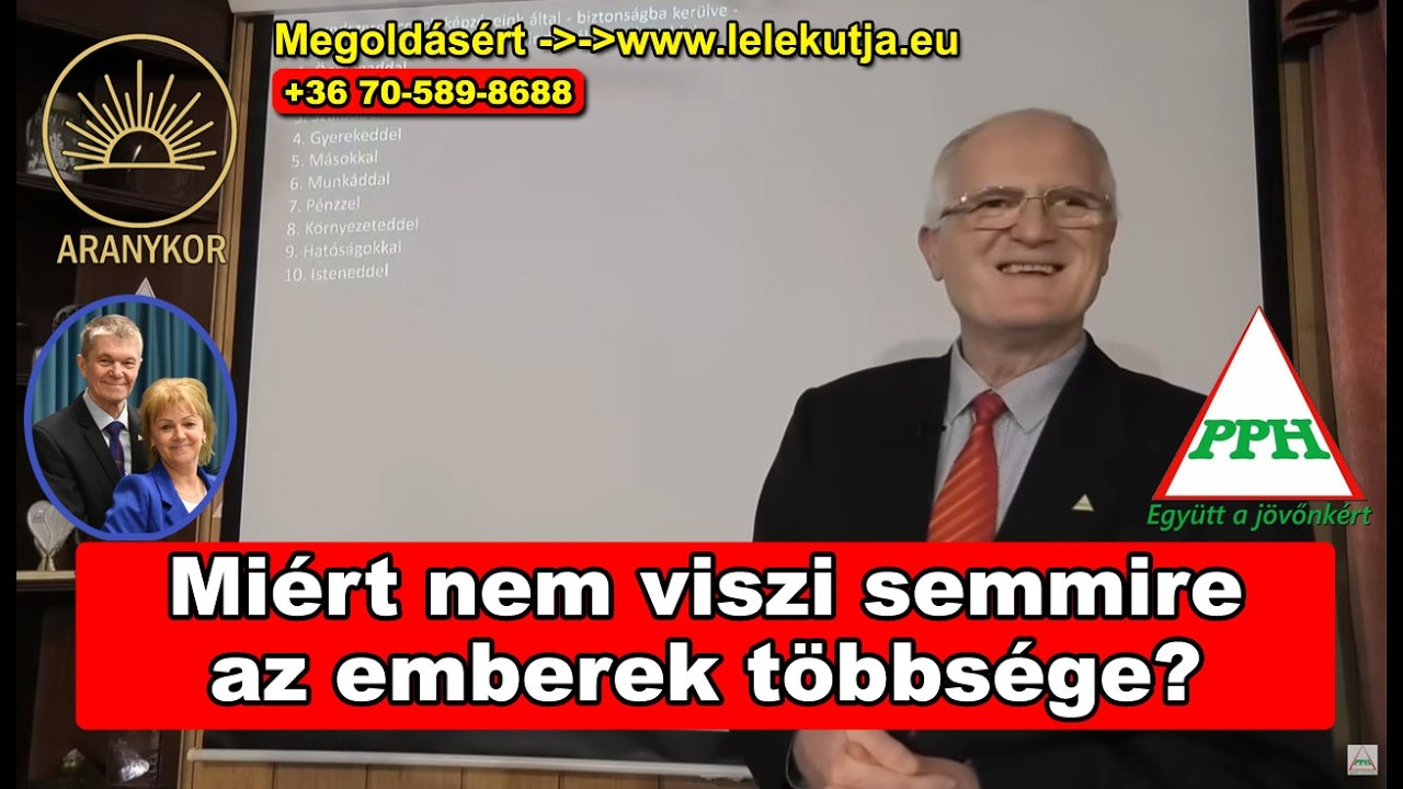 2026 02 25 MIÉRT NEM VISZI SEMMIRE AZ EMBEREK TÖBBSÉGE? - Szedlacsik Miklós ember és életjobbító