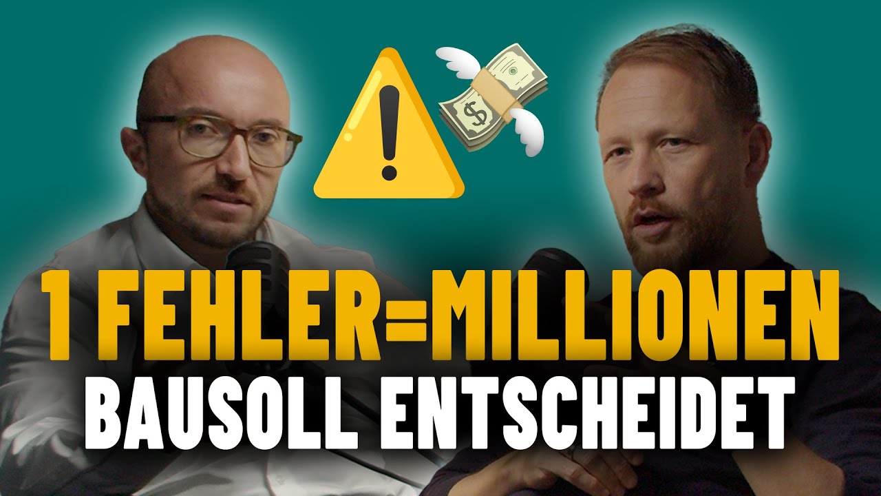 Das Bausoll richtig festlegen: Der wichtigste Schritt beim Bauen | mit Peter Burnick