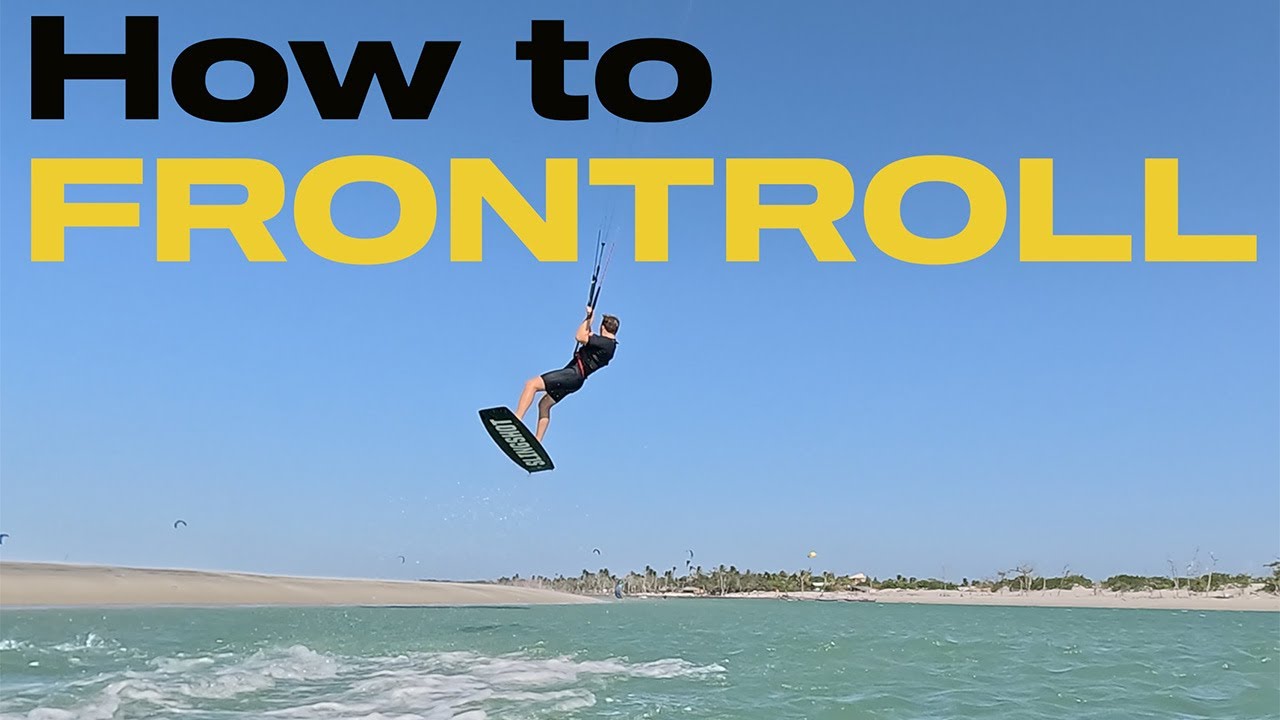 Learn how to do a FRONTROLL (fast) // Kitesurfing Tutorial