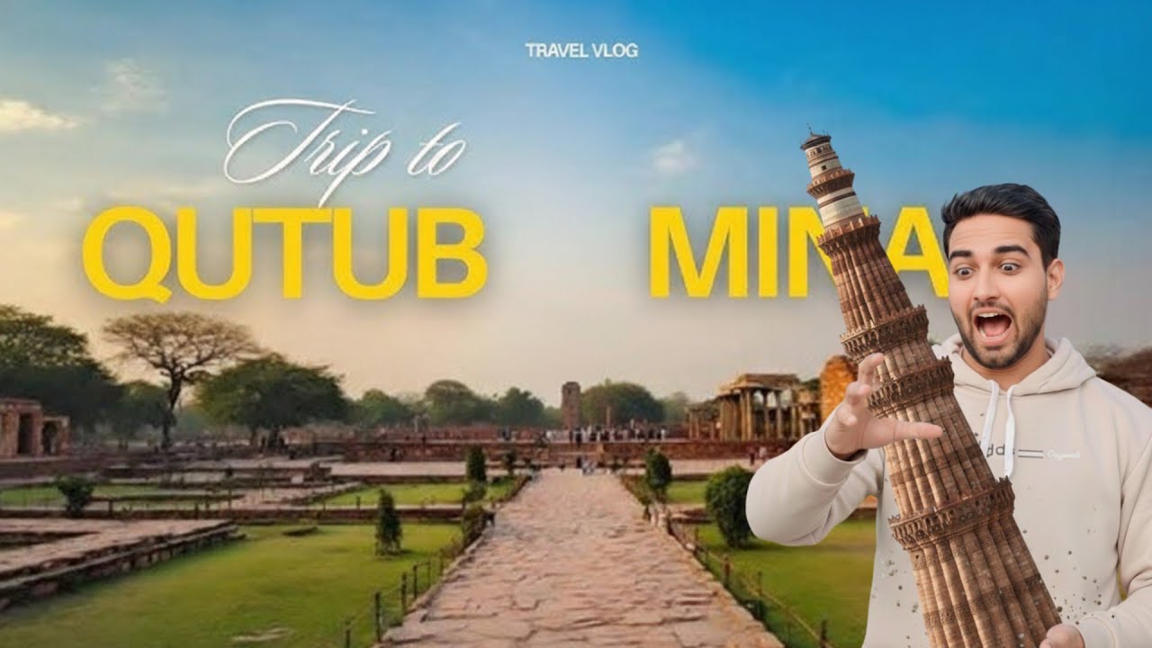 Qutub minar Delhi | Vlog of Qutub minar | crowd at Qutub minar 