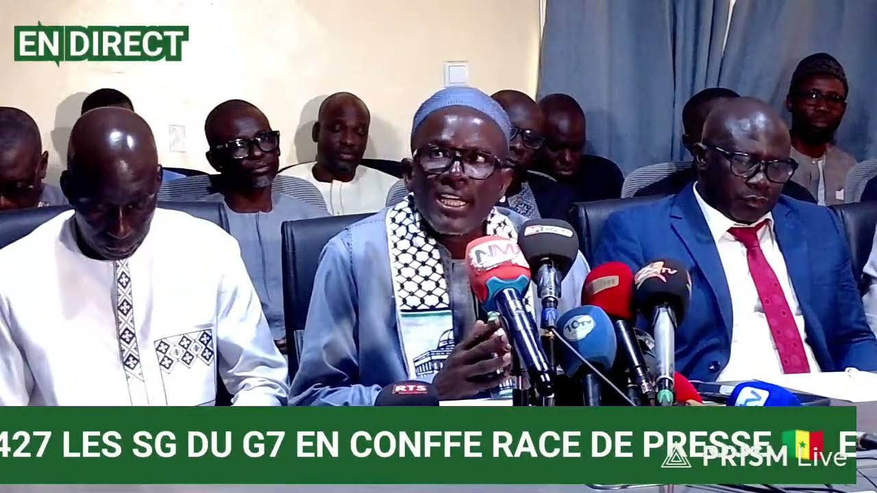 🛑 EN DIRECT :Le G7 en conférence de presse 🇸🇳🇸🇳💯