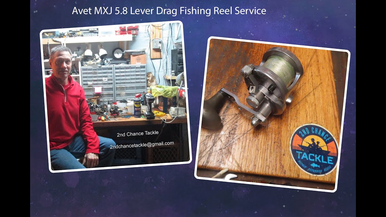 Avet MXJ 5 8 Lever Drag fishing reel how to take apart and service