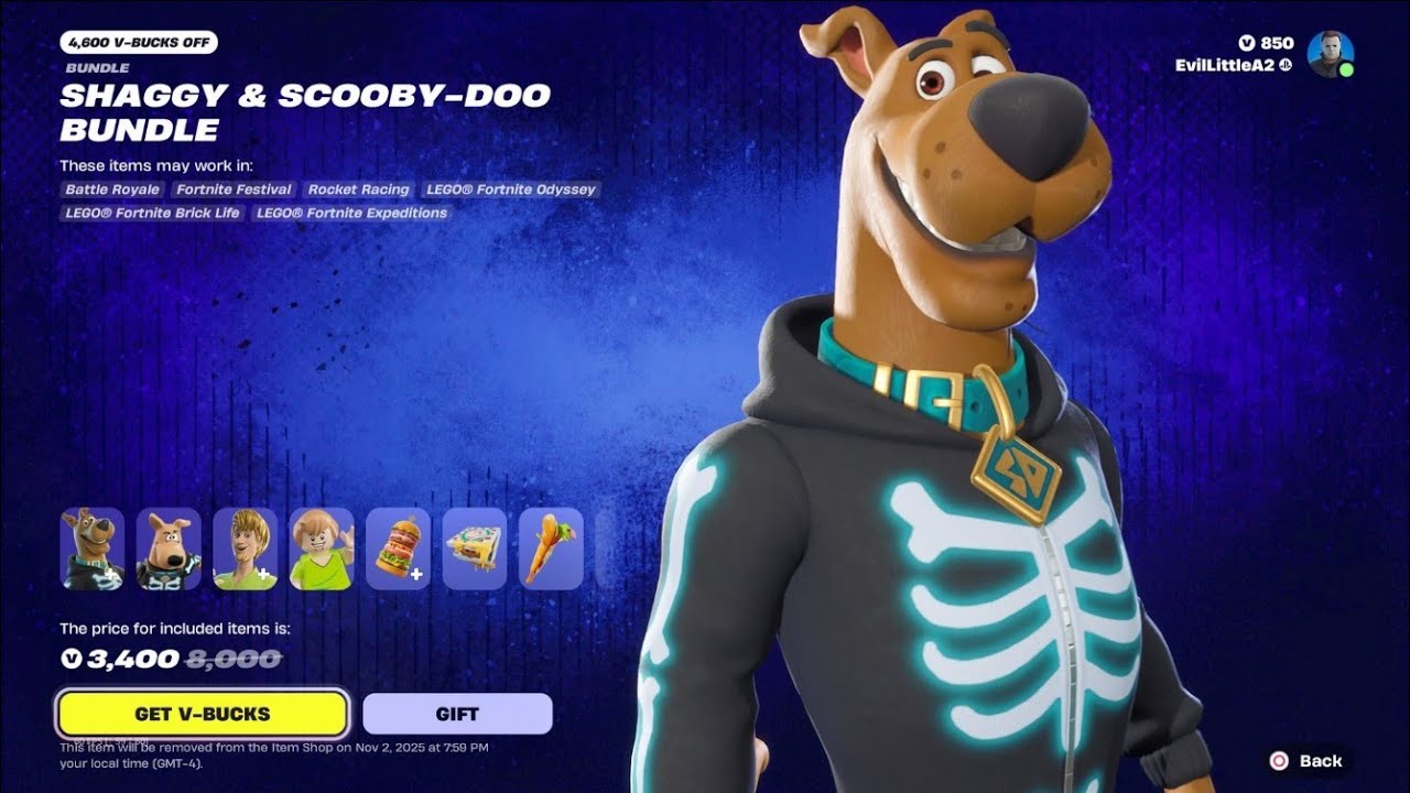 *NEW* Scooby-Doo And Shaggy Skins Are In The Fortnitemares Item Shop [October 11th]
