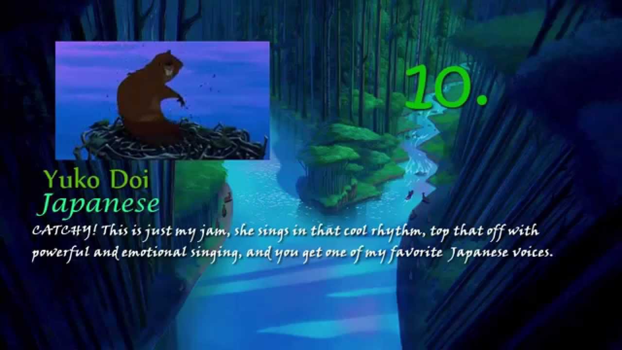 *Personal Ranking* Pocahontas voices